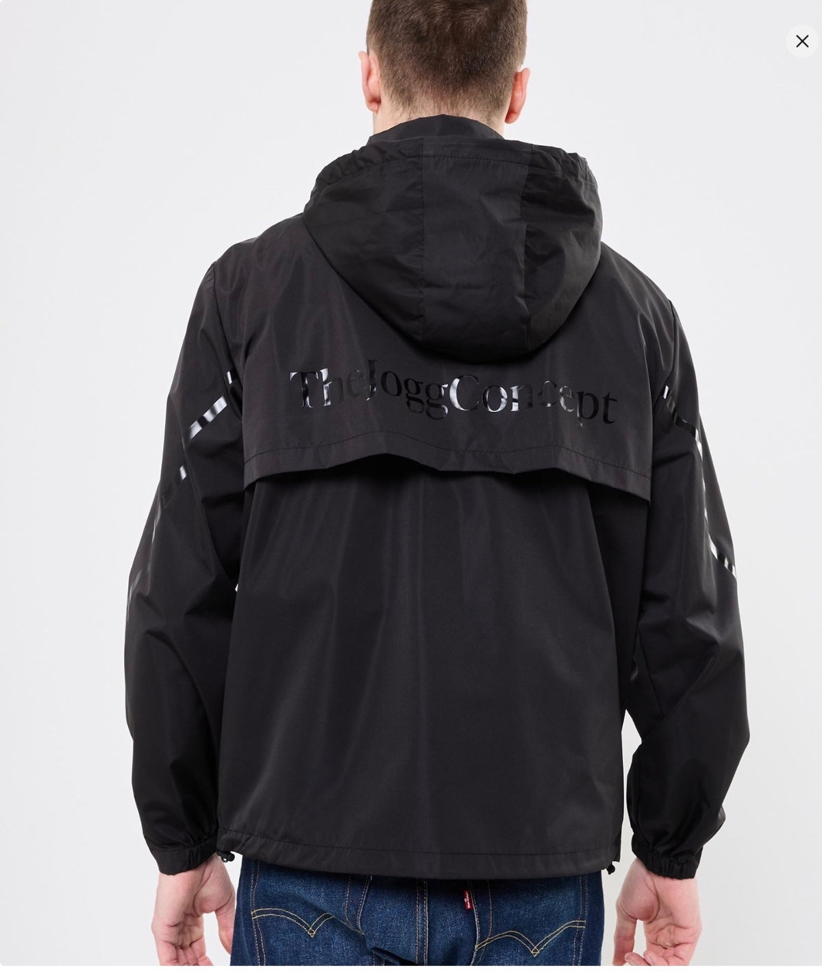 The Jogg Concept Jcmbadia Jacket XL Black Water-Resistant Hooded Jacket