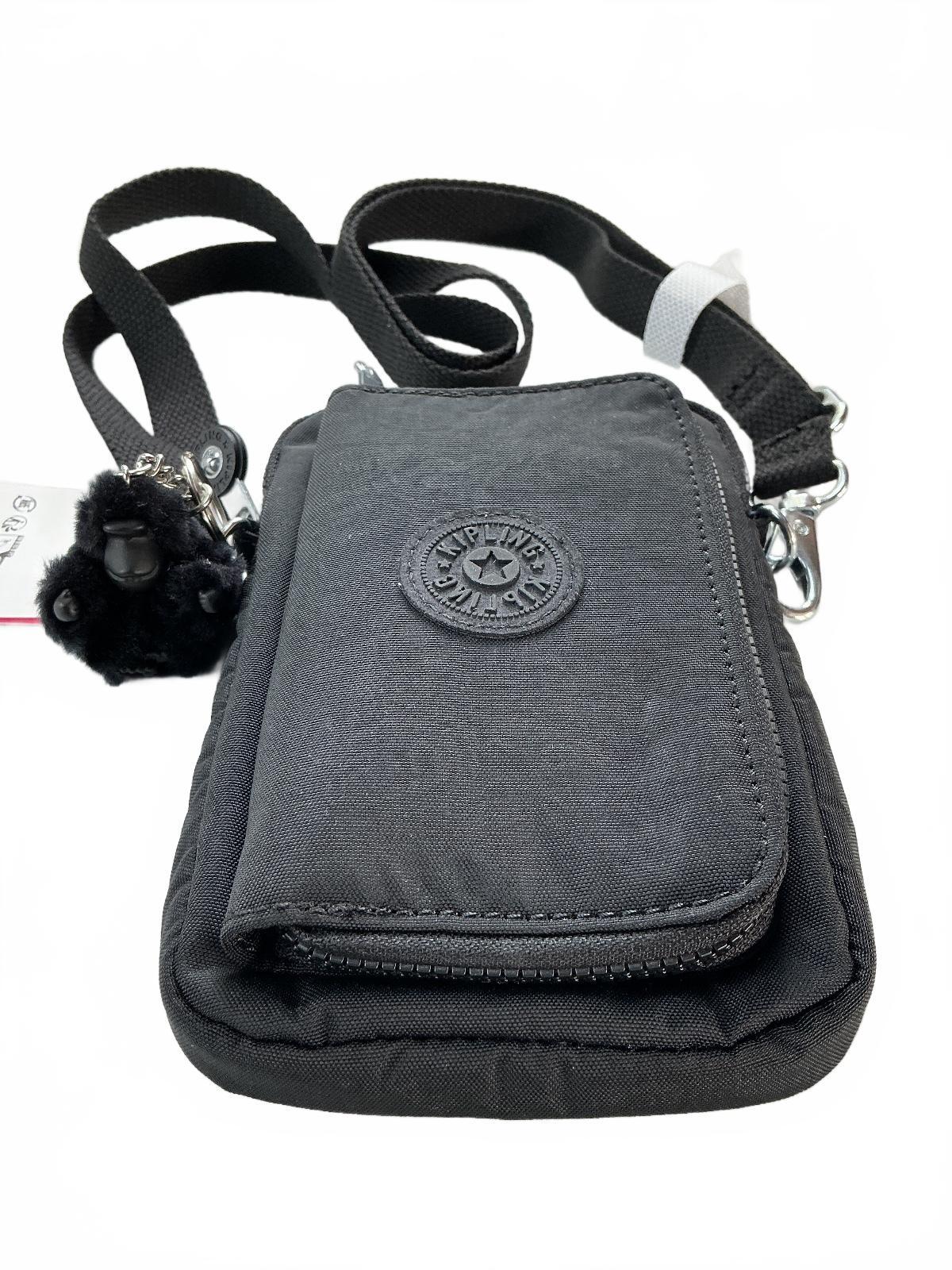 Kipling Ladies Telmo Small Wallet Small Black Detachable Strap