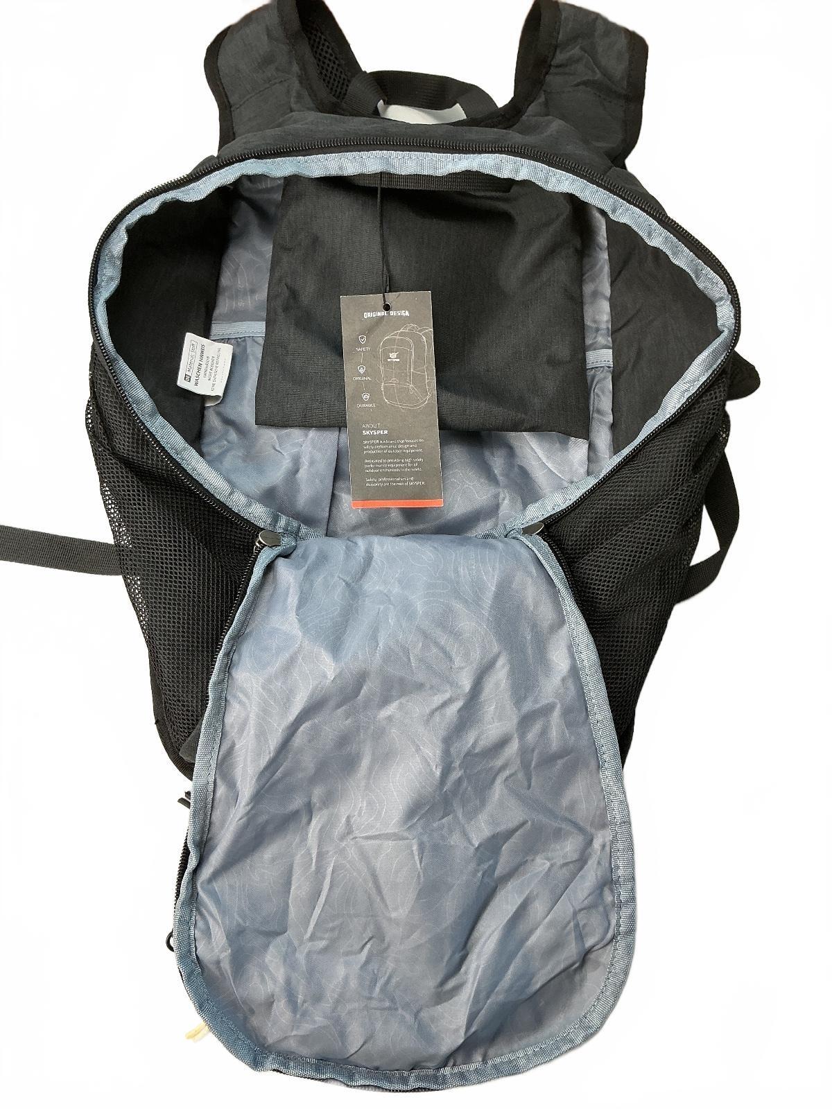 Skysper Iminix 15 Unisex Travel Backpack Black Ultralight