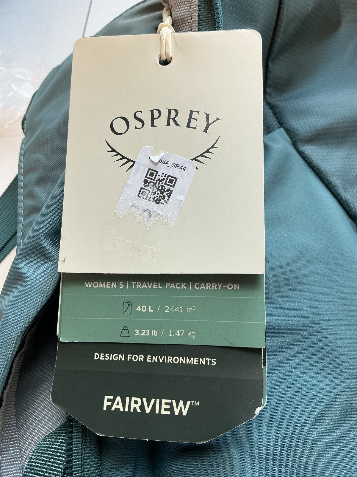 *NEW* Osprey Fairview 40 Women's Travel Pack Carry-On Backpack 40L
