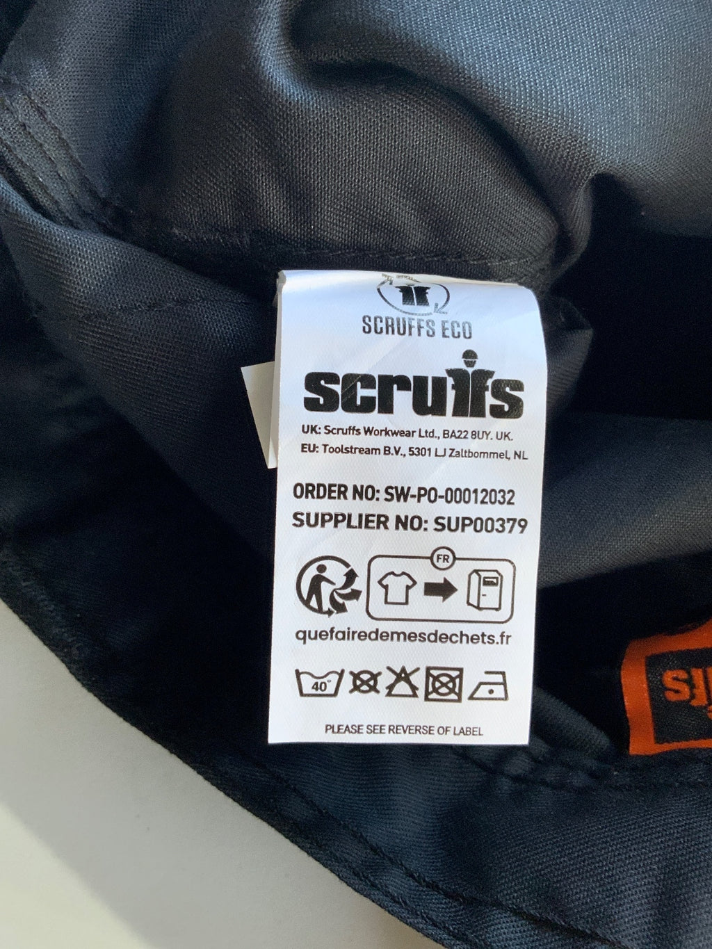 Scruffs Workwear  Plus Trousers Black Size 34S Durable Work Pants