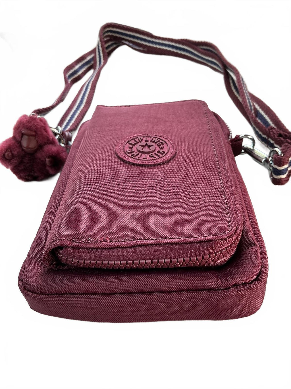 Kipling Telmo Small Crossbody Bag Women Small Burgundy Removable Strap