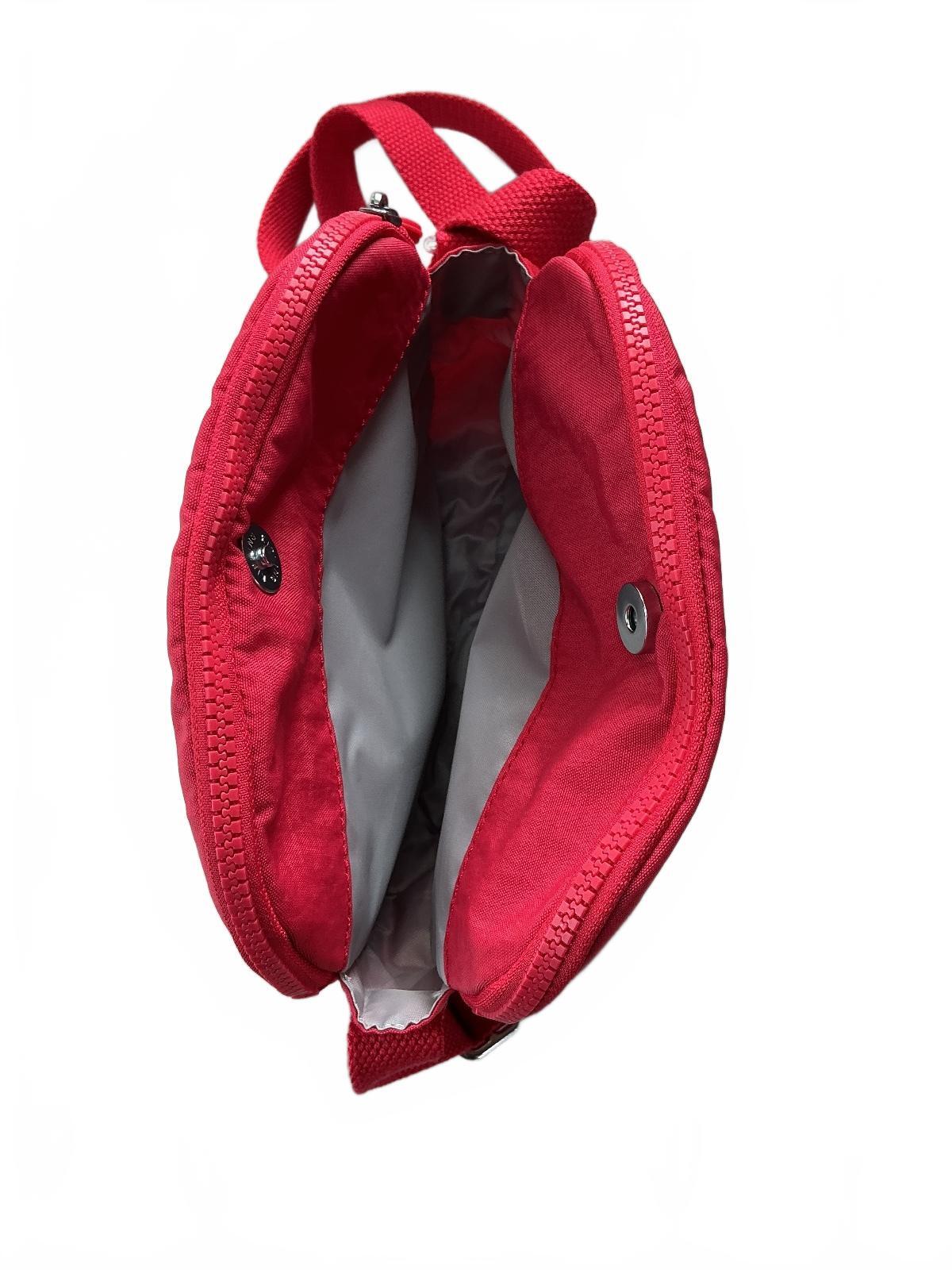 Kipling Keeffe Crossbody Bag Women Red Lightweight Adjustable Strap