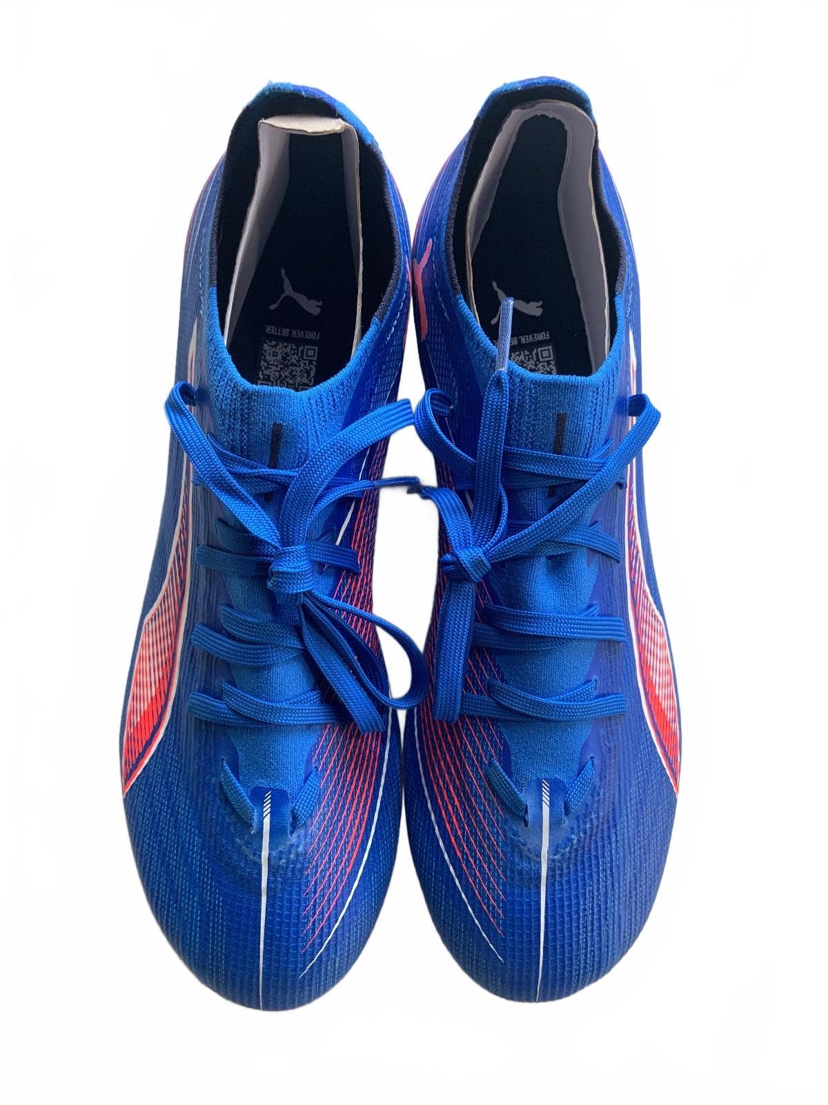 Puma Ultra 6 Match MxSG Football Boots Size UK 6.5 EUR 40.5 Blue Red