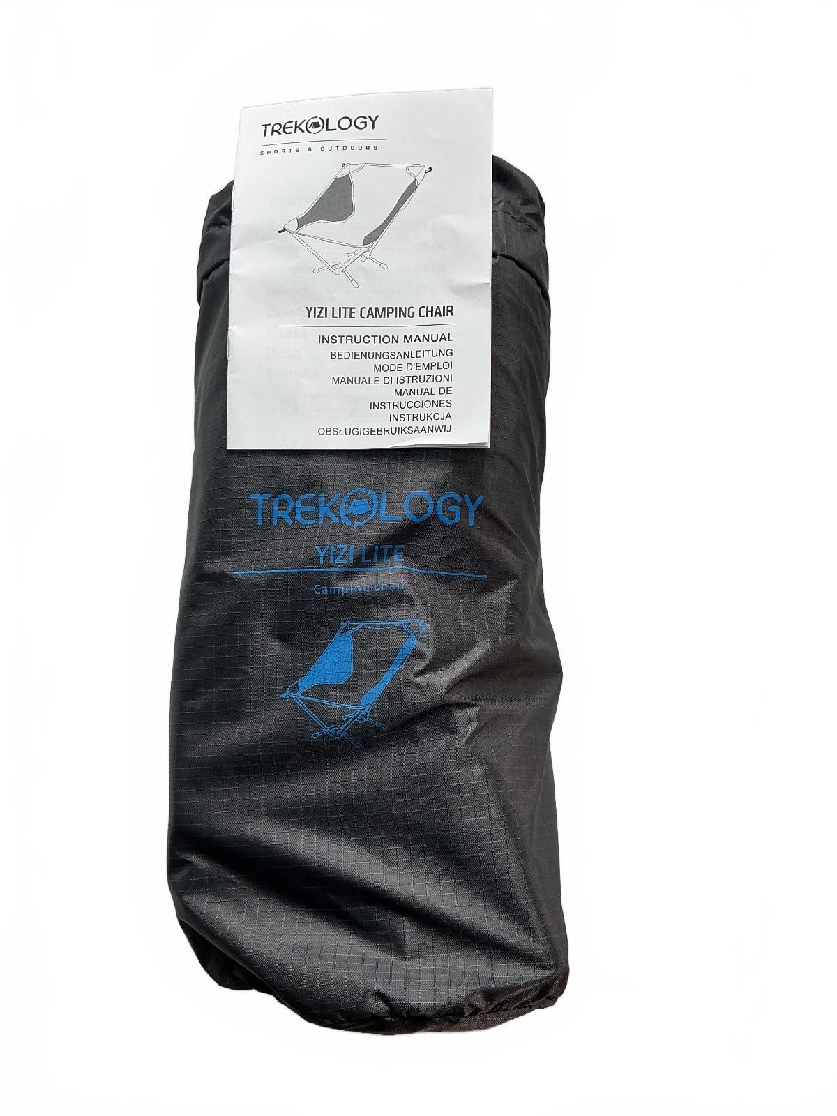 Trekology Yizi Lite Camping Chair Compact Size Black/Blue