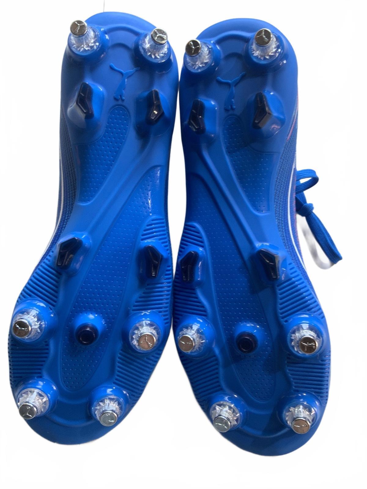 Puma Ultra 6 Match MxSG Football Boots Size UK 6.5 EUR 40.5 Blue Red