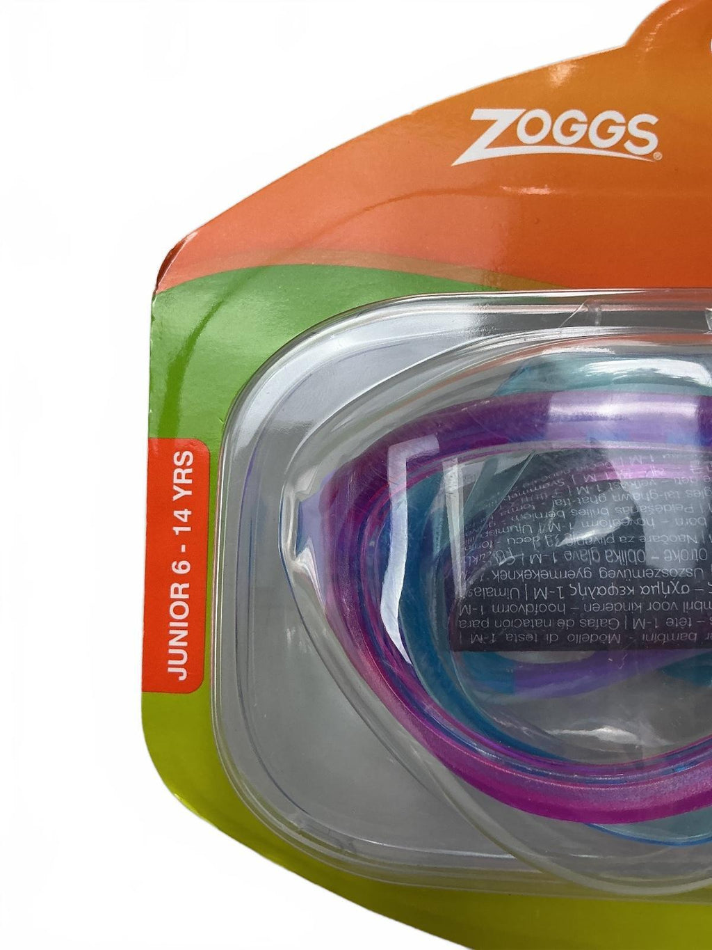 Zoggs Phantom Junior Mask Kids Swimming Goggles Purple Blue UV Protection Anti-F