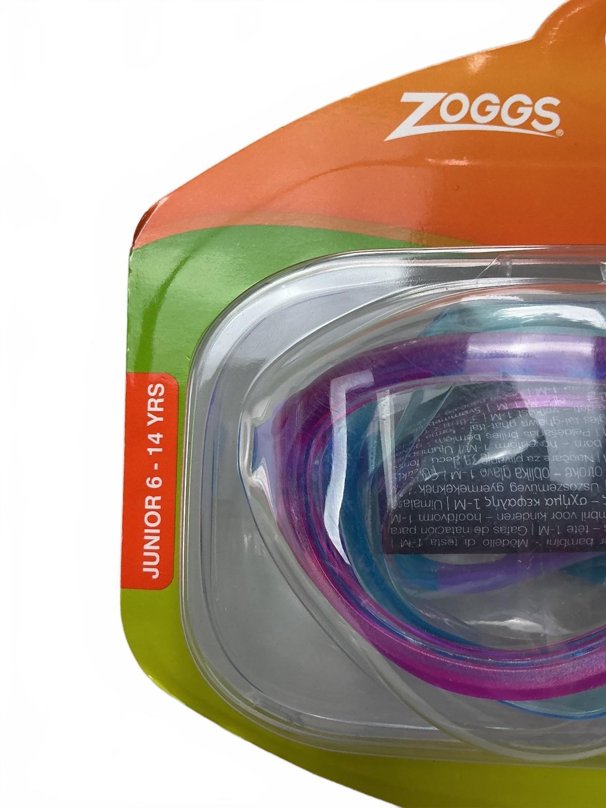 Zoggs Phantom Junior Mask Kids Swimming Goggles Purple Blue UV Protection Anti-F