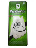 *NEW* FootJoy WeatherSof Golf Glove Men's Left Small White Black