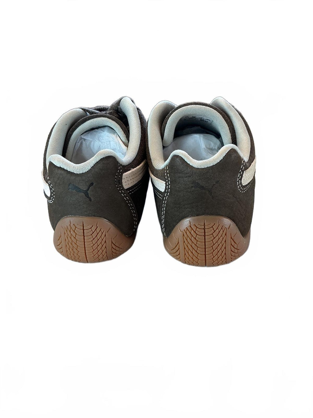 Puma Speedcat Wine Club Womens 3.5 Chocolate-Jasmine Flower Trainers Size 3.5Uk