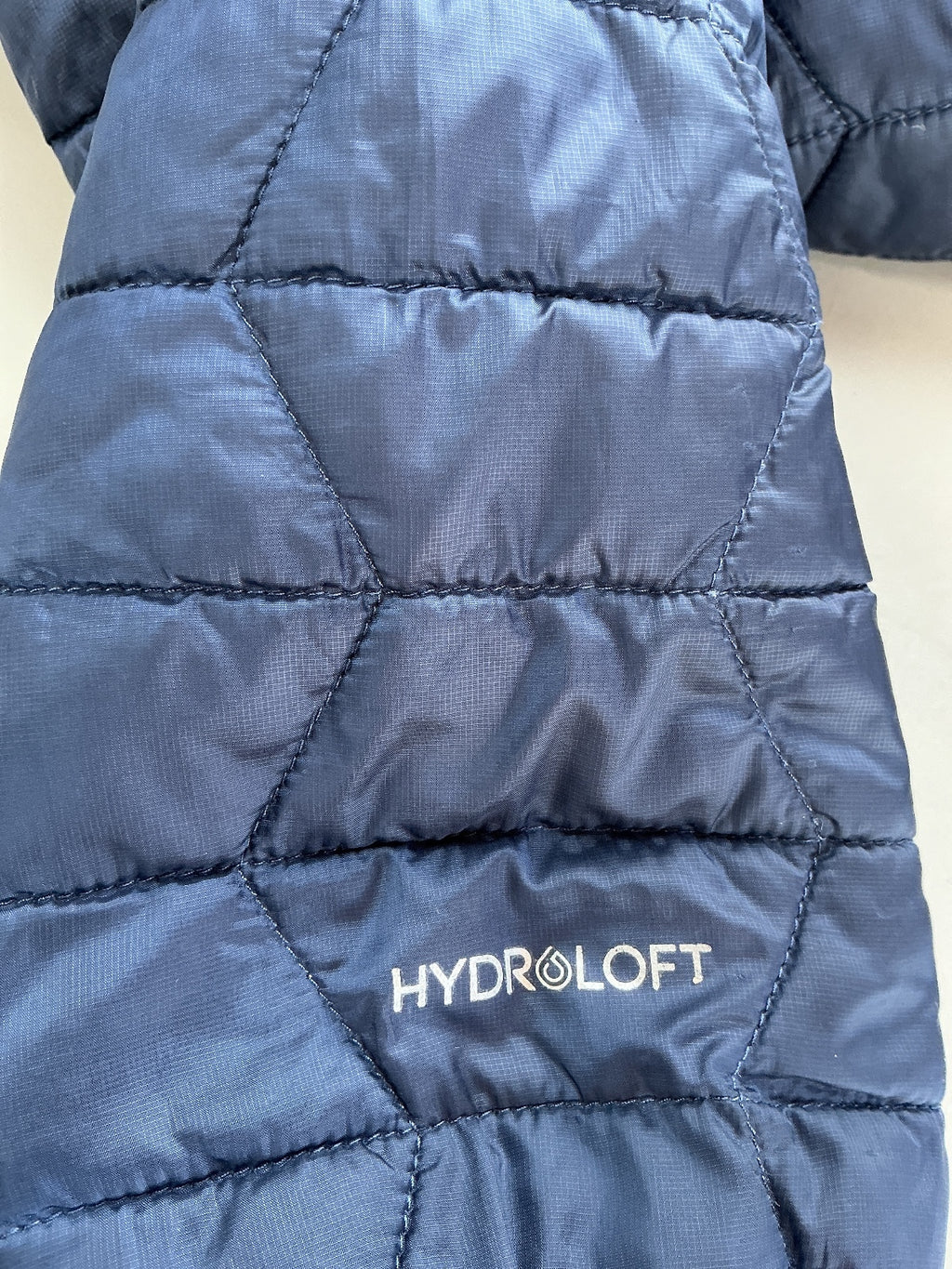 Berghaus Hydroloft Pertex Women's Jacket UK 14 Navy Insulated Hooded Warm
