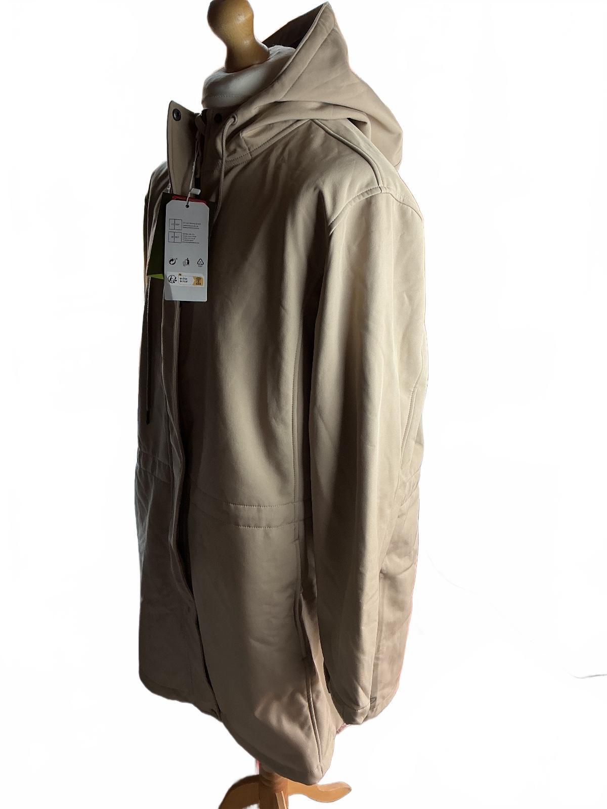 Outdoor Ventures Ladies XXXXL Beige Hooded Waterproof Casual Coat New