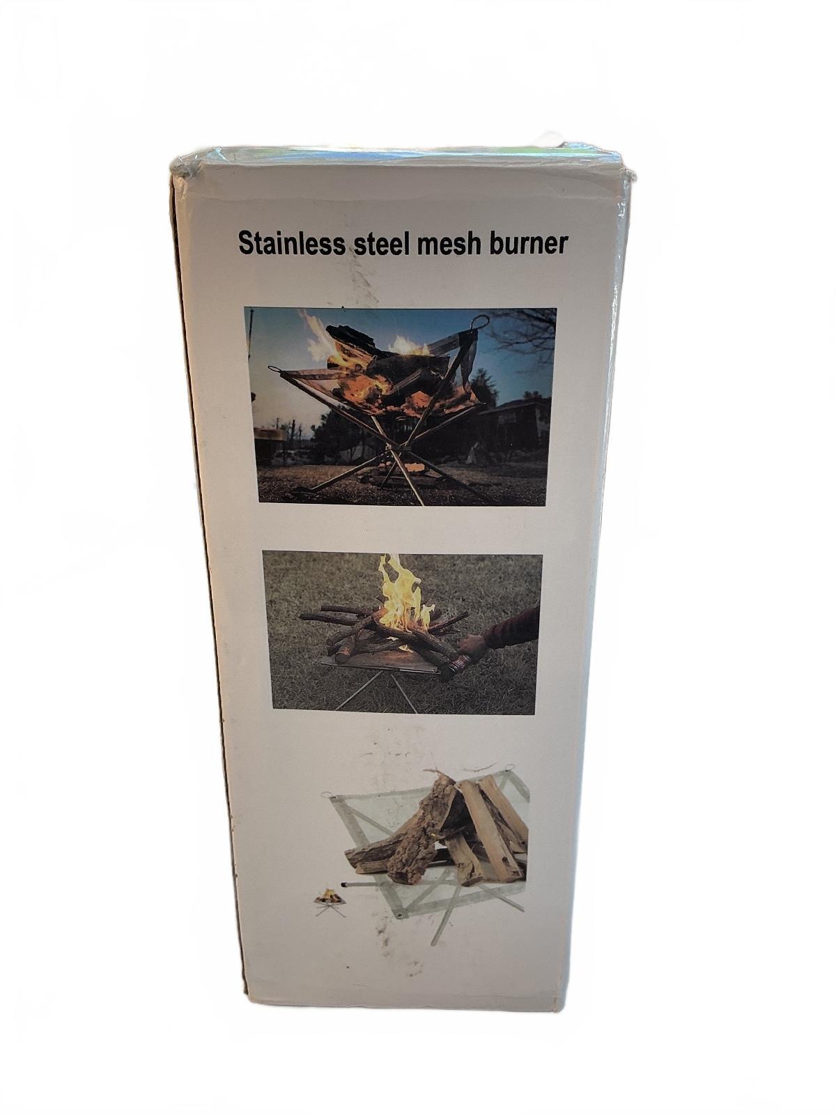 Portable Stainless Steel Mesh Burner Fire Pit