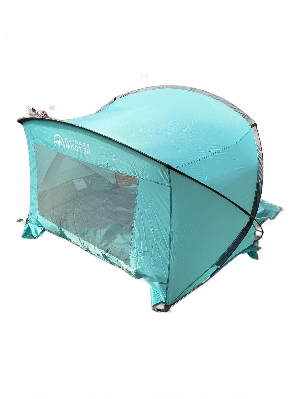 Outdoor Master Pop Up Beach Tent Light Blue