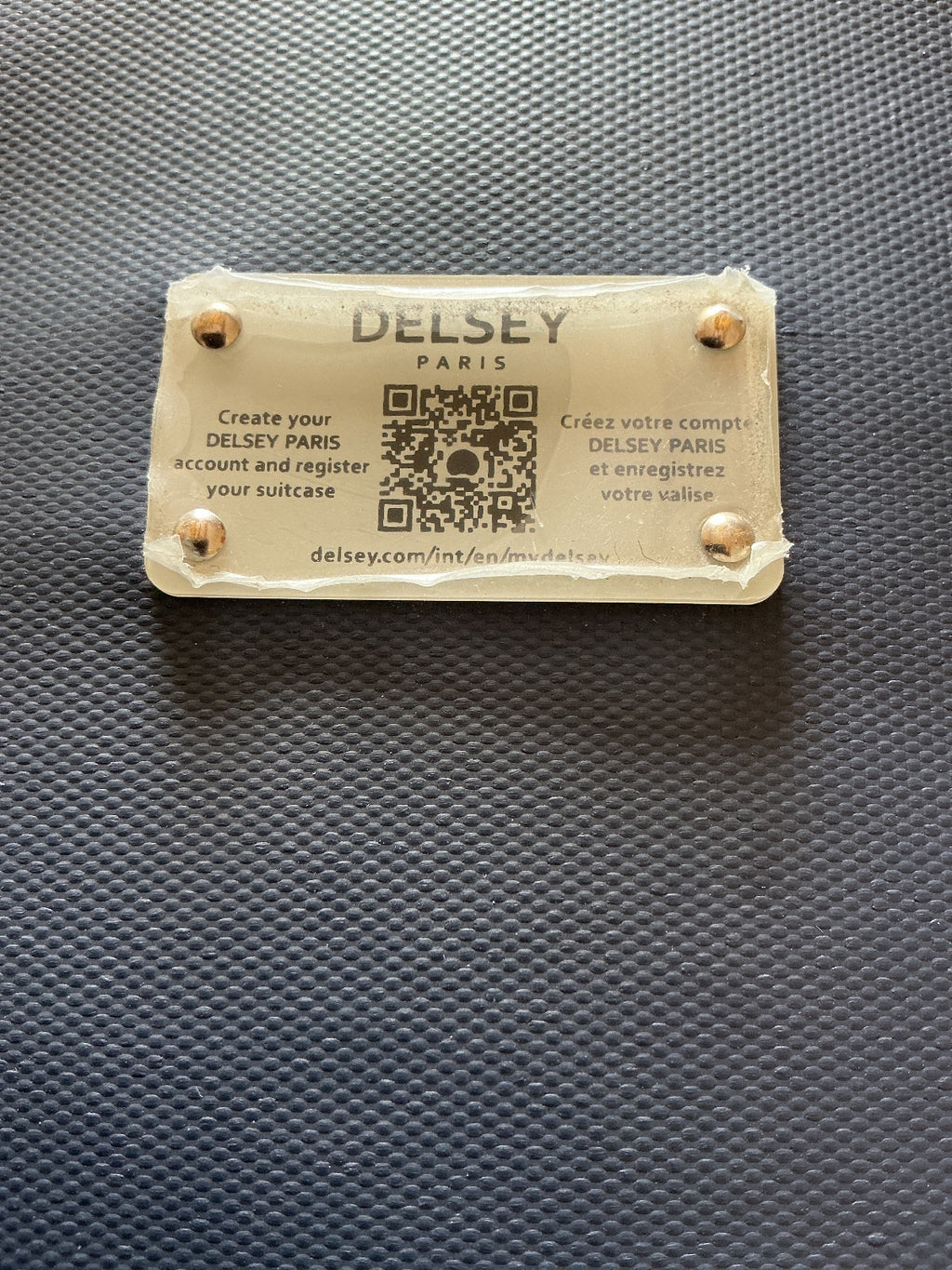 Delsey Large Navy Blue Wheeled Travel Bag with Multiple Handles XL