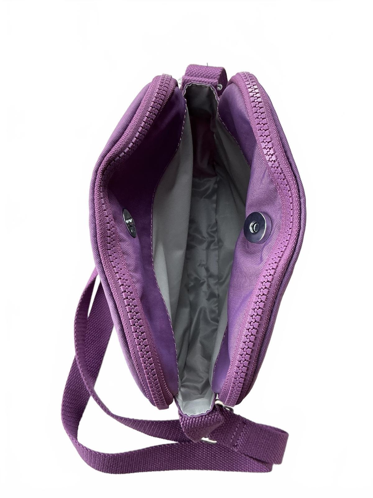 Kipling Keeffe Crossbody Bag Women Purple Lightweight Adjustable Strap