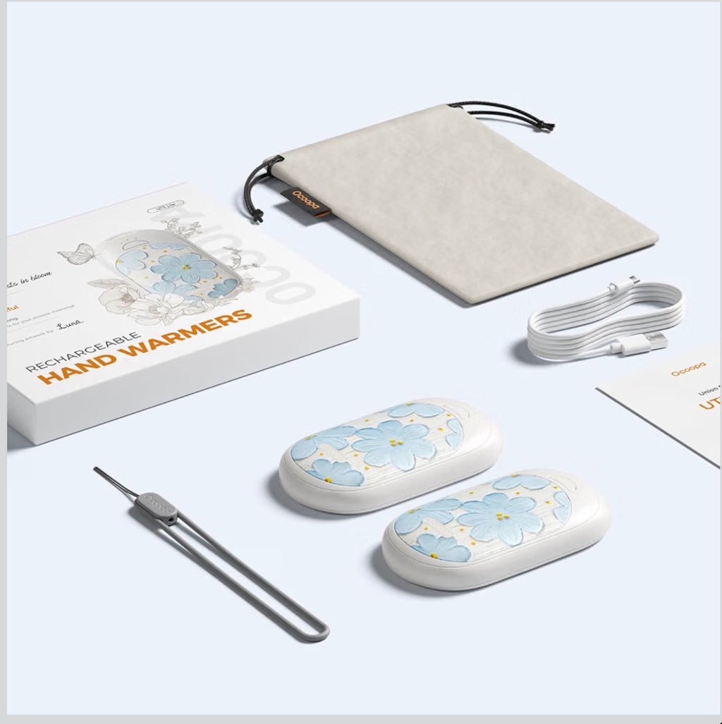 Ocoopa UT3lite New Rechargeable Hand Warmers Magnetic Twins Soft Morning Art