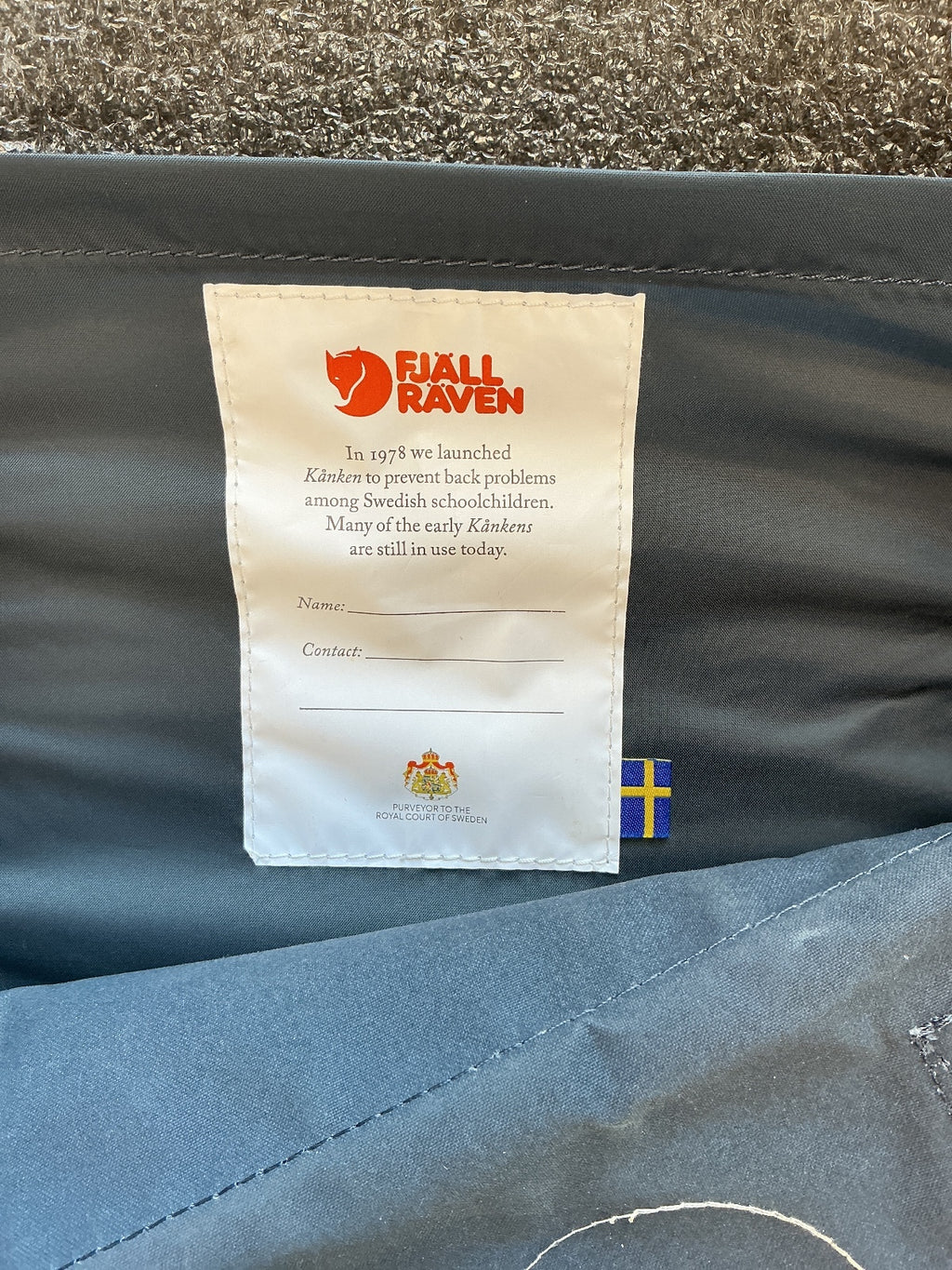 *NEW* Fjallraven Kanken Original Backpack Graphite Grey Size One Size