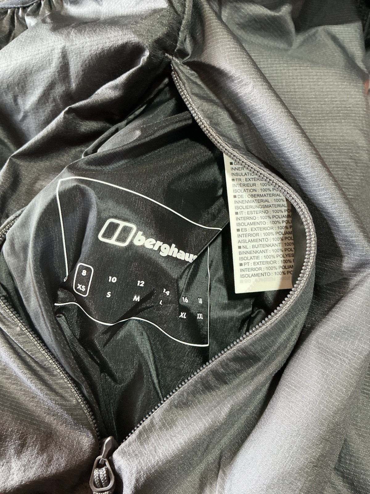 *NEW* Berghaus Womens Synthetic Vest Black Size UK 8