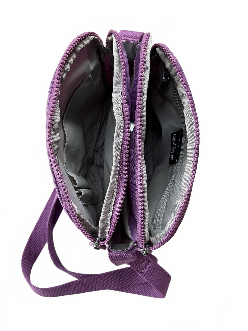 Kipling Keeffe Crossbody Bag Women Purple Lightweight Adjustable Strap