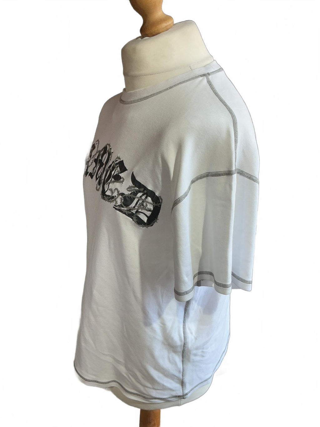 Named Collective White Graphic T-Shirt Small/Medium Casual Wear