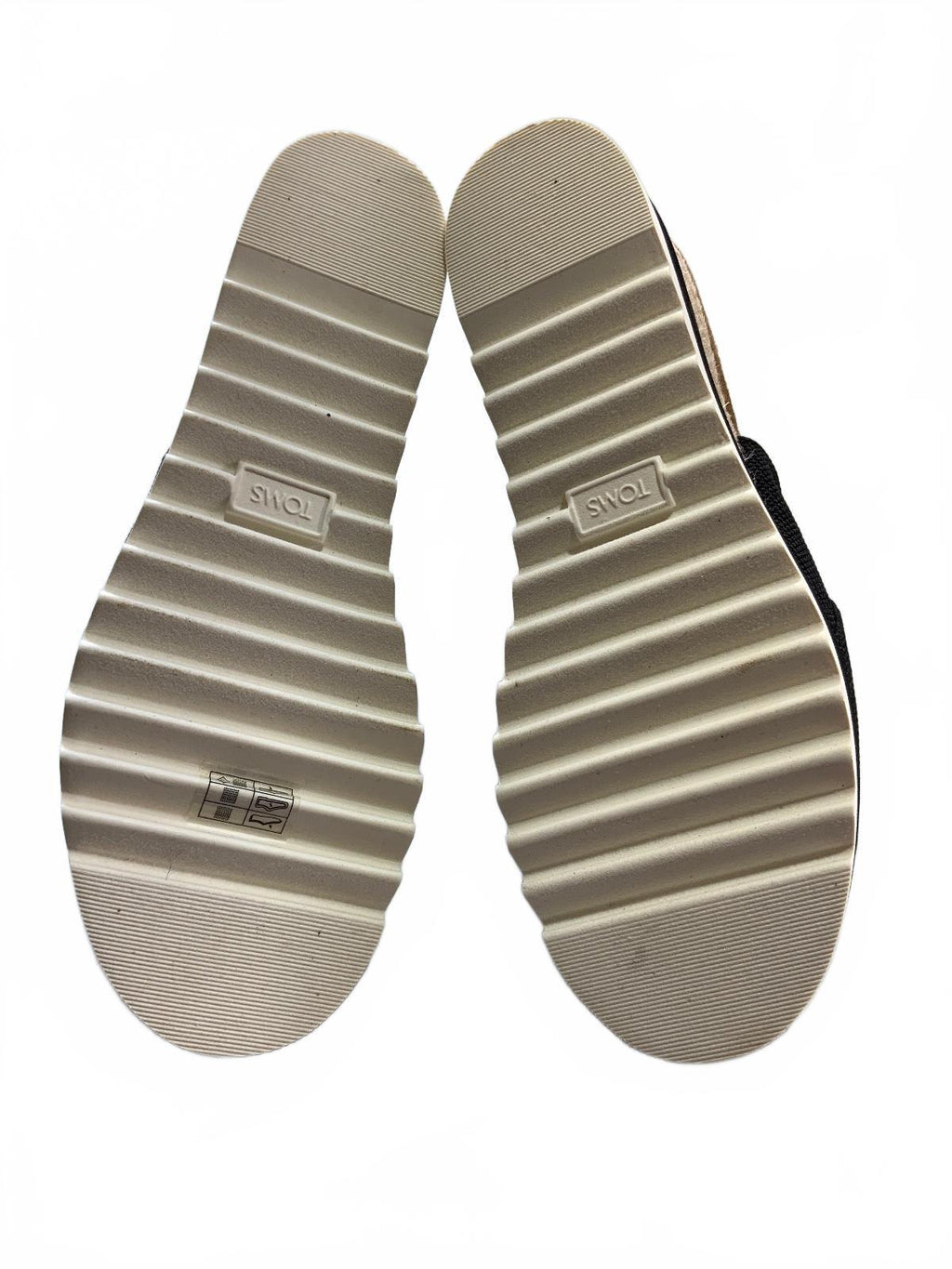 TOMS Women's Black Platform Slide Sandals Size 5uk Comfortable Stylish