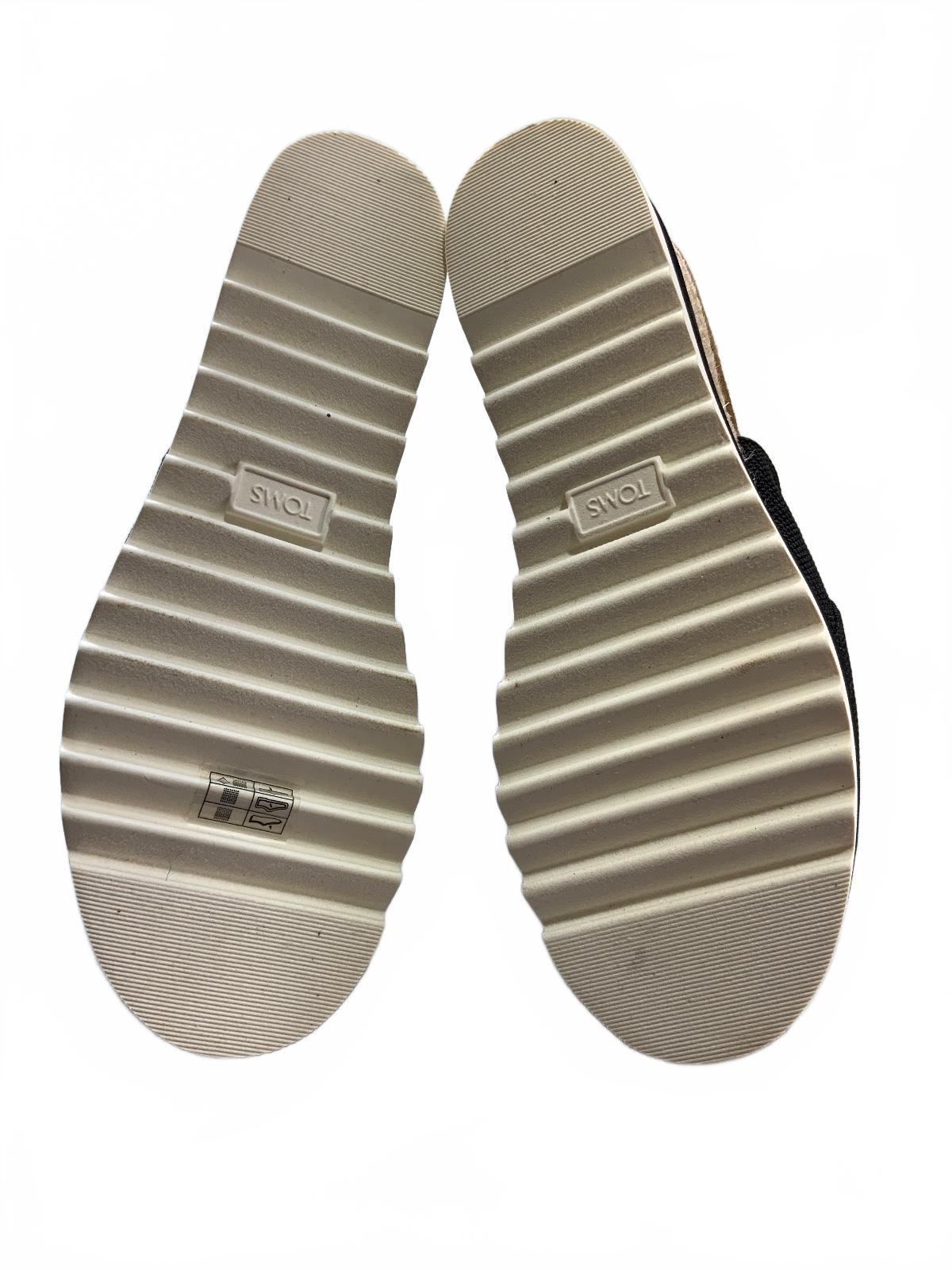 TOMS Women's Black Platform Slide Sandals Size 5uk Comfortable Stylish