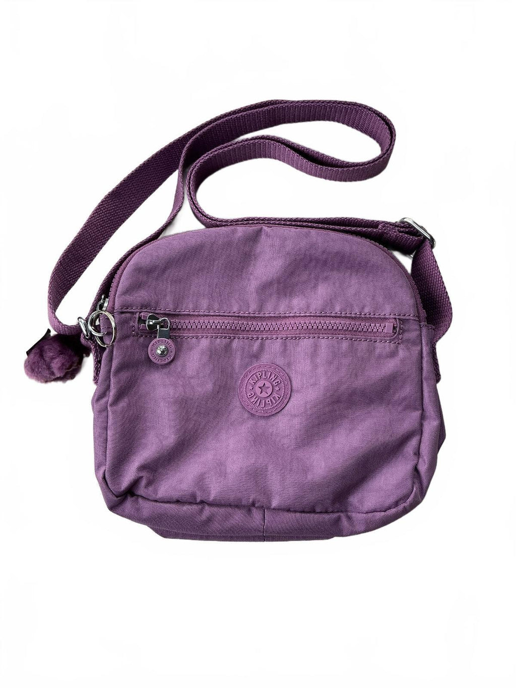 Kipling Keeffe Crossbody Bag Women Purple Lightweight Adjustable Strap