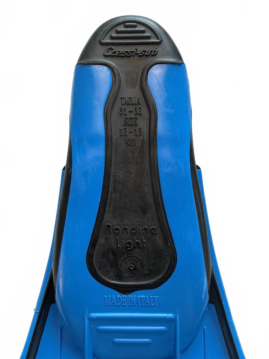 Cressi Rondine Light Swim Fins Size 12-13 Uk 31-32 Kids Blue Black