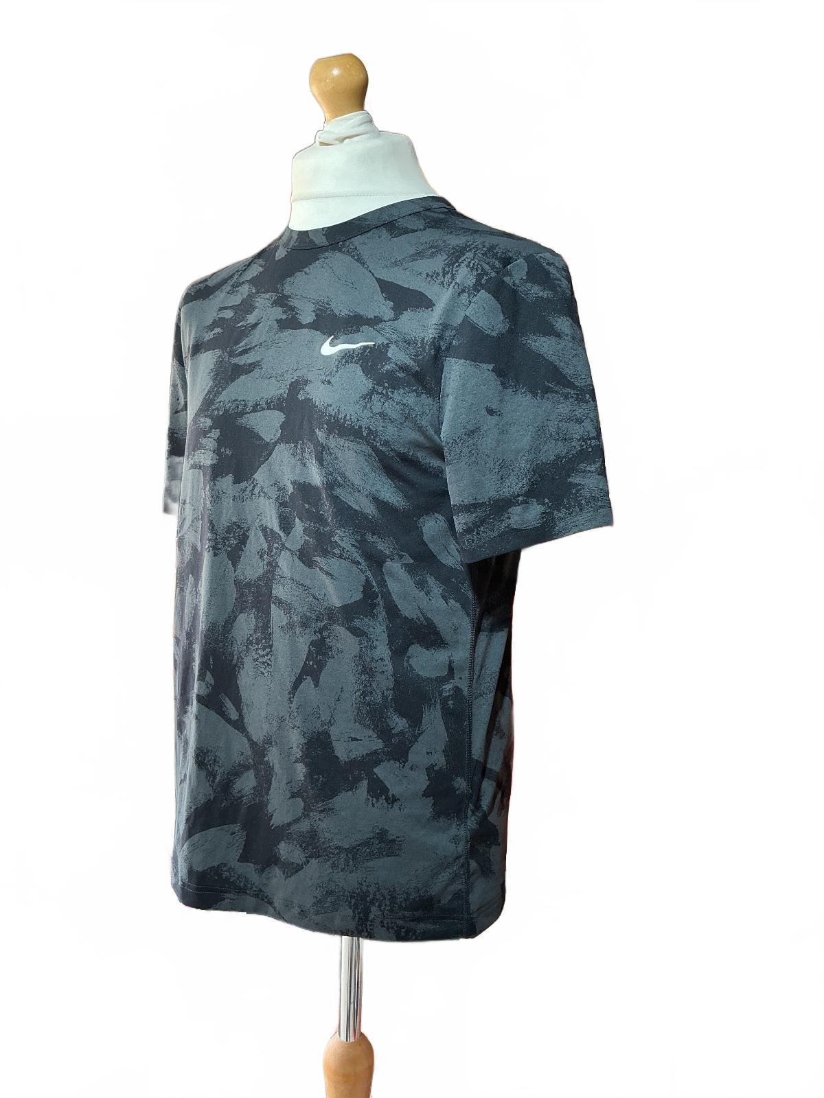Nike Men's Stone Dri-Fit Training T-Shirt Size T Marble Print Activewear