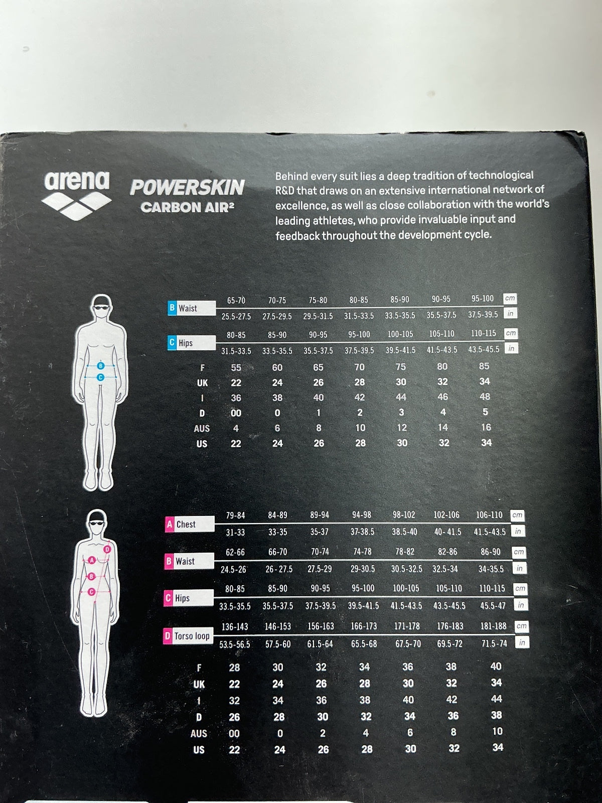 *NEW* arena Carbon Air Powerskin Men's Swim Jammer Shorts Size F/80 UK 32