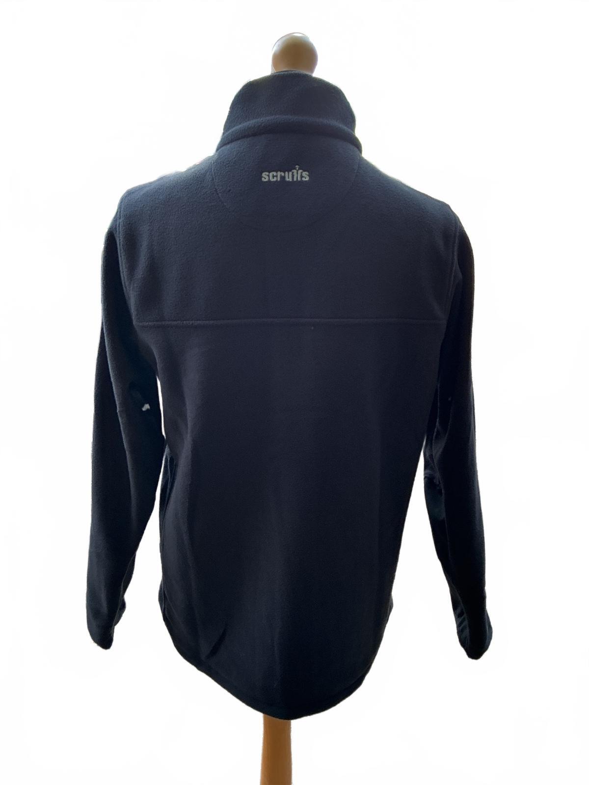 Scruffs Eco Abratect Worker Fleece Men's Medium Black Durable Quick Dry