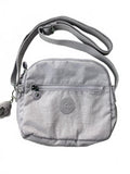 Kipling Keeffe Crossbody Bag Women Small Lilac Dual Zip Pocket Adjustable Strap