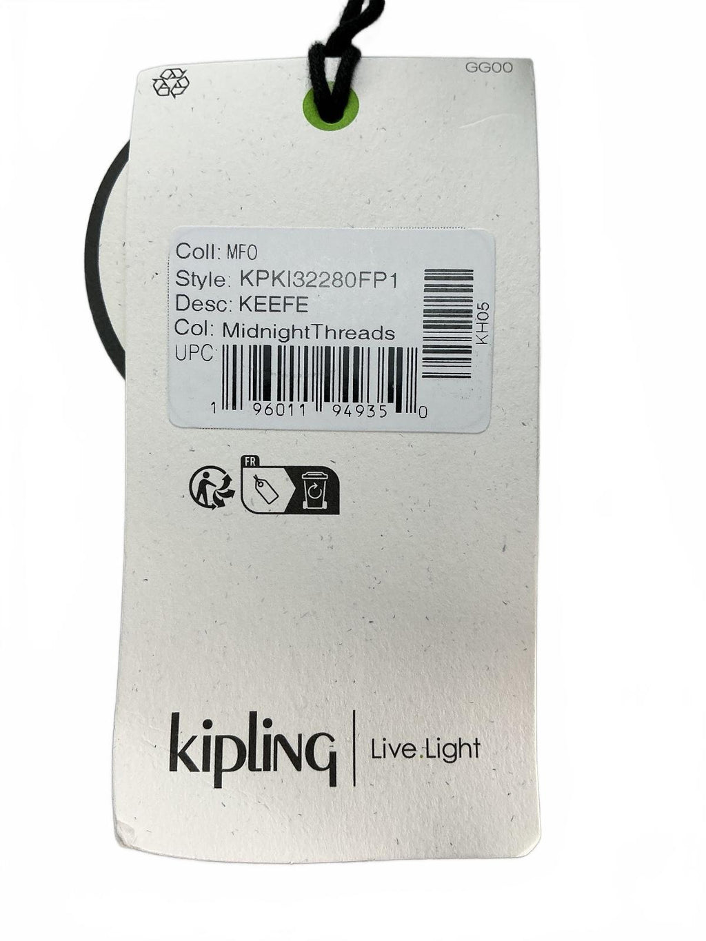 Kipling Keefe Women's Crossbody Bag MidnightThreads New Stylish Compact