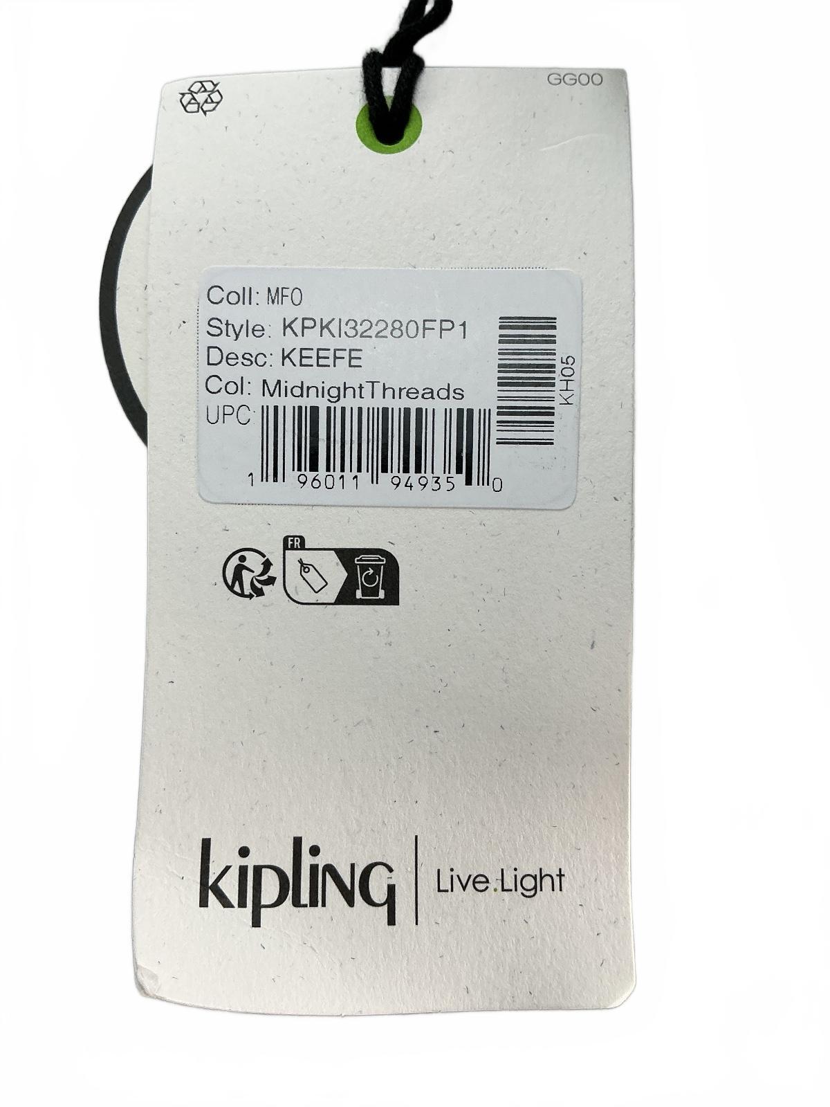 Kipling Keefe Women's Crossbody Bag MidnightThreads New Stylish Compact