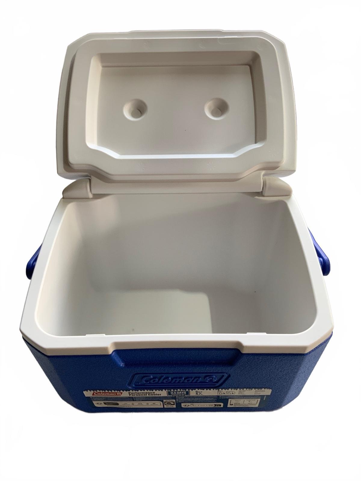Coleman Performance Personal Cooler 5qt 4.7L Blue White Portable Box