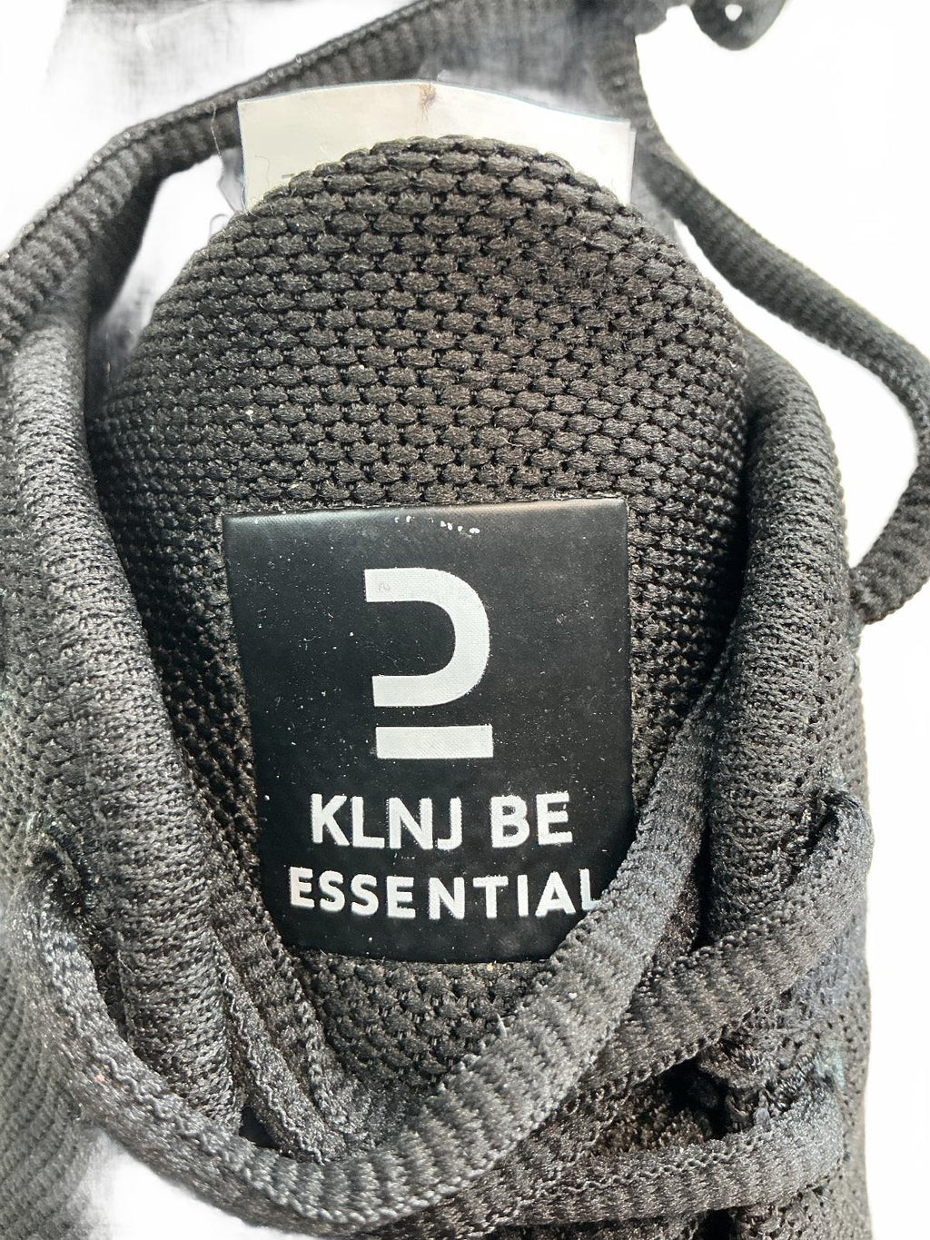 KLNJ BE Essential Black Trainer Shoes Size 9.5 Lightweight Comfort
