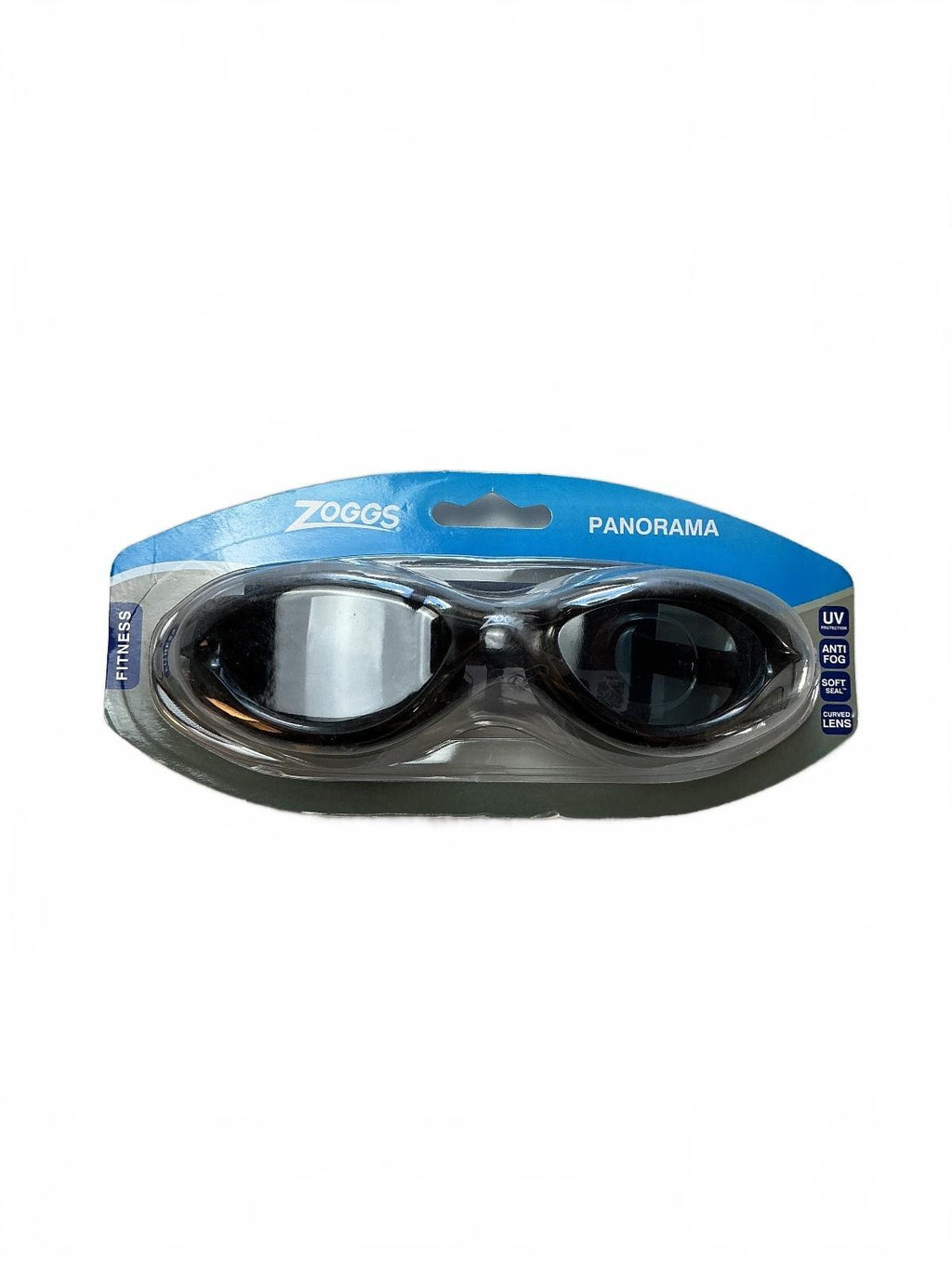 *NEW* Zoggs Panorama Swimming Goggles Black Tint Smoke Adults