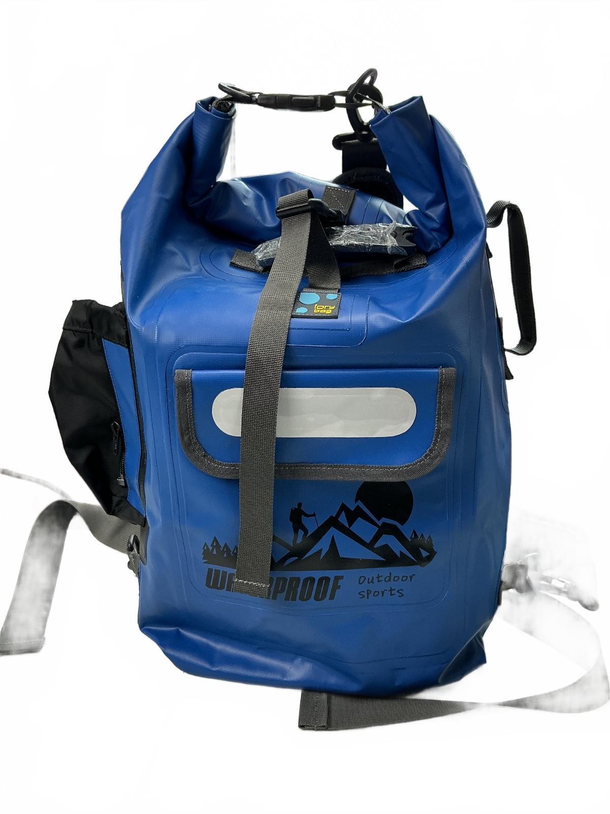 iDrybag 30L Waterproof Outdoor Sports Backpack Blue