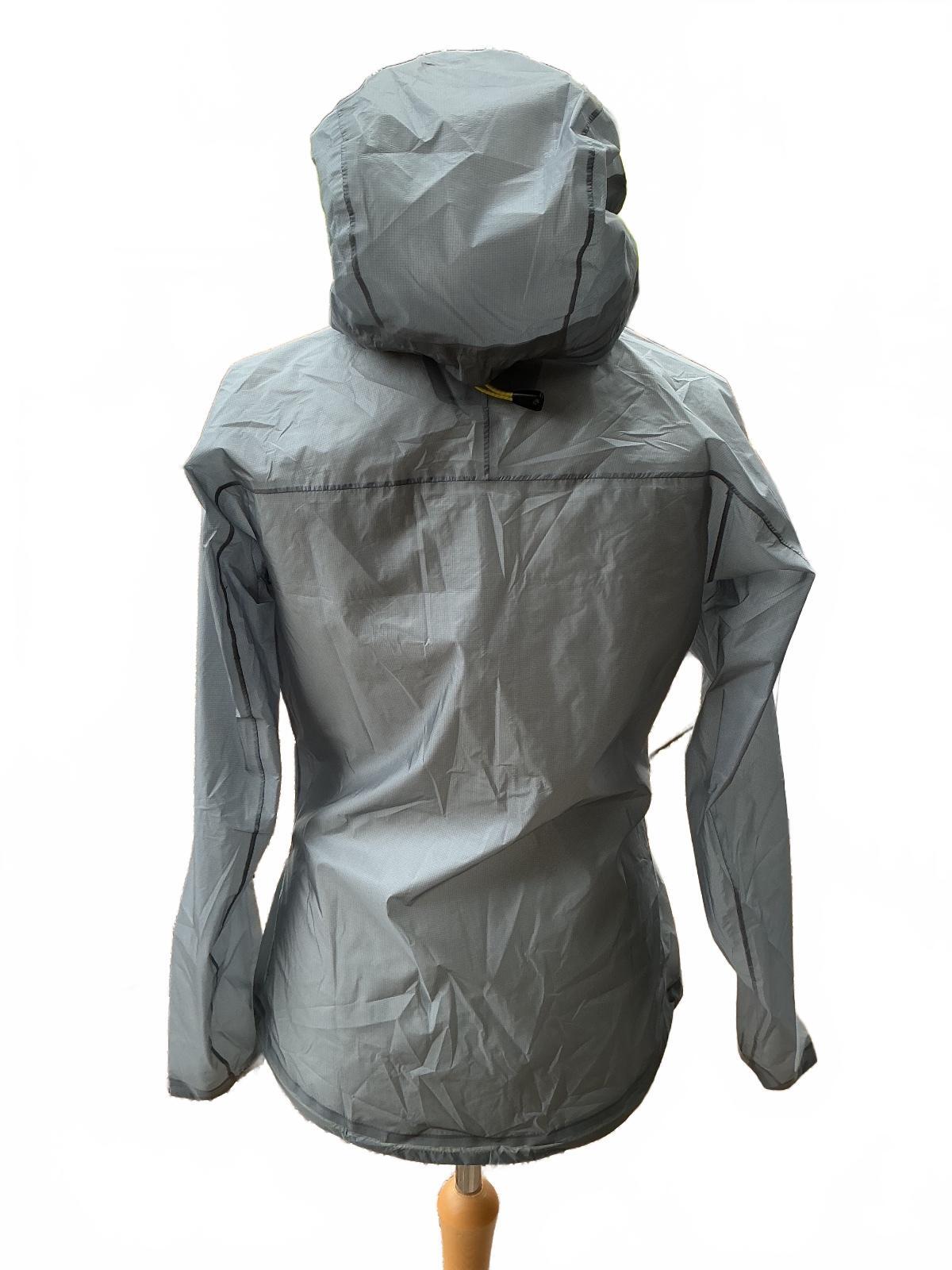 alpkit Gravitas Women's Ultra Lightweight Waterproof Hooded Jacket Size 10 Grey