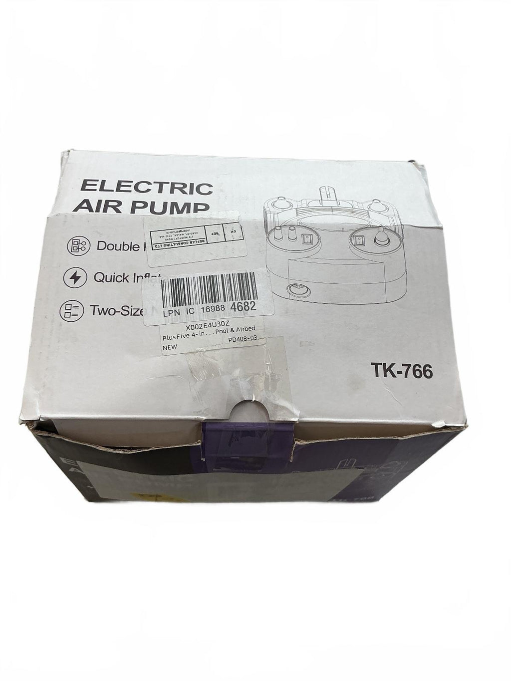Electric Balloon Pump TK-766 Air Inflator 220V 620W