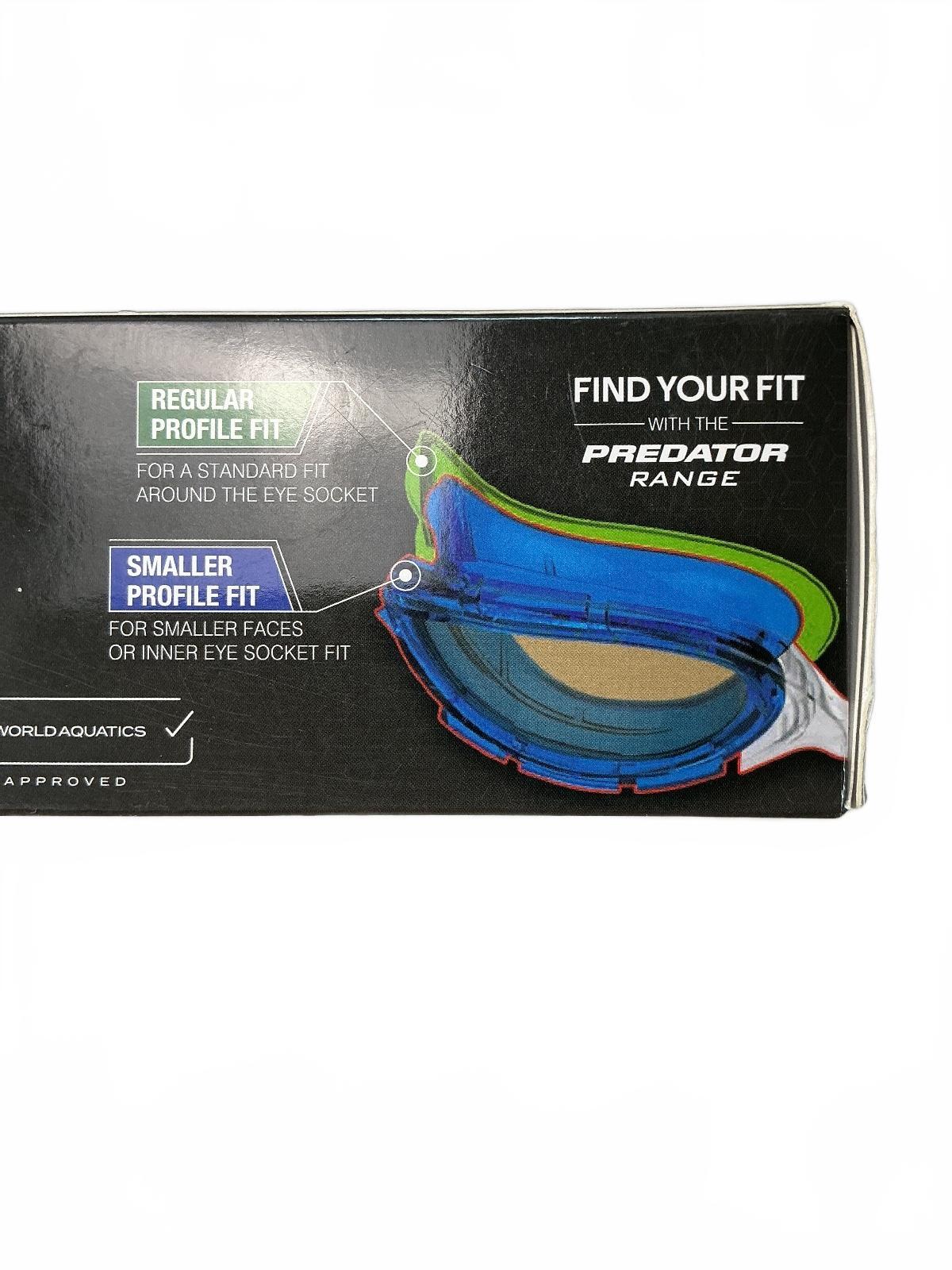 Zoggs Predator Flex Swimming Goggles Black Green Polarized