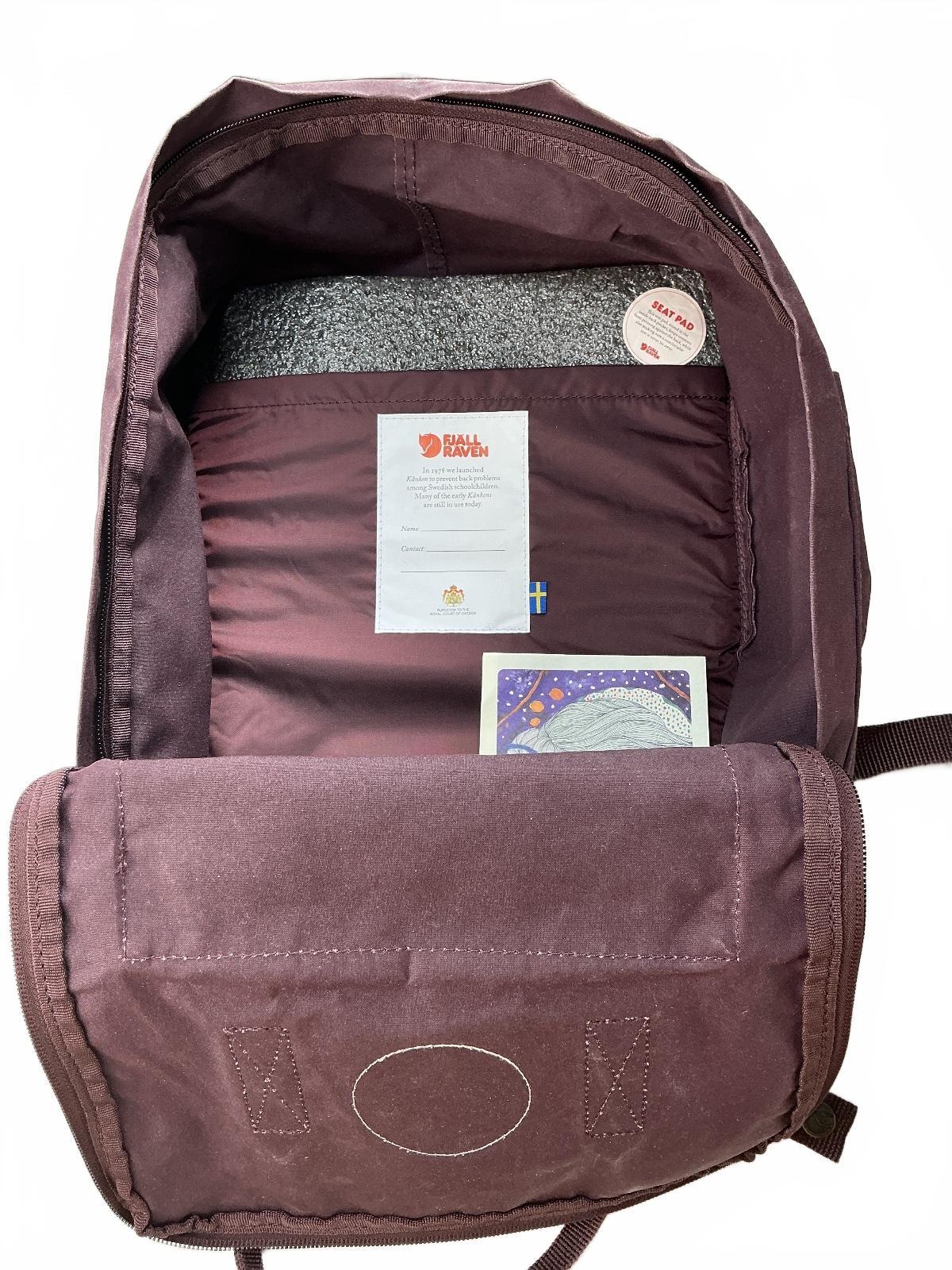 Fjallraven Kanken Unisex Backpack Blackberry Durable