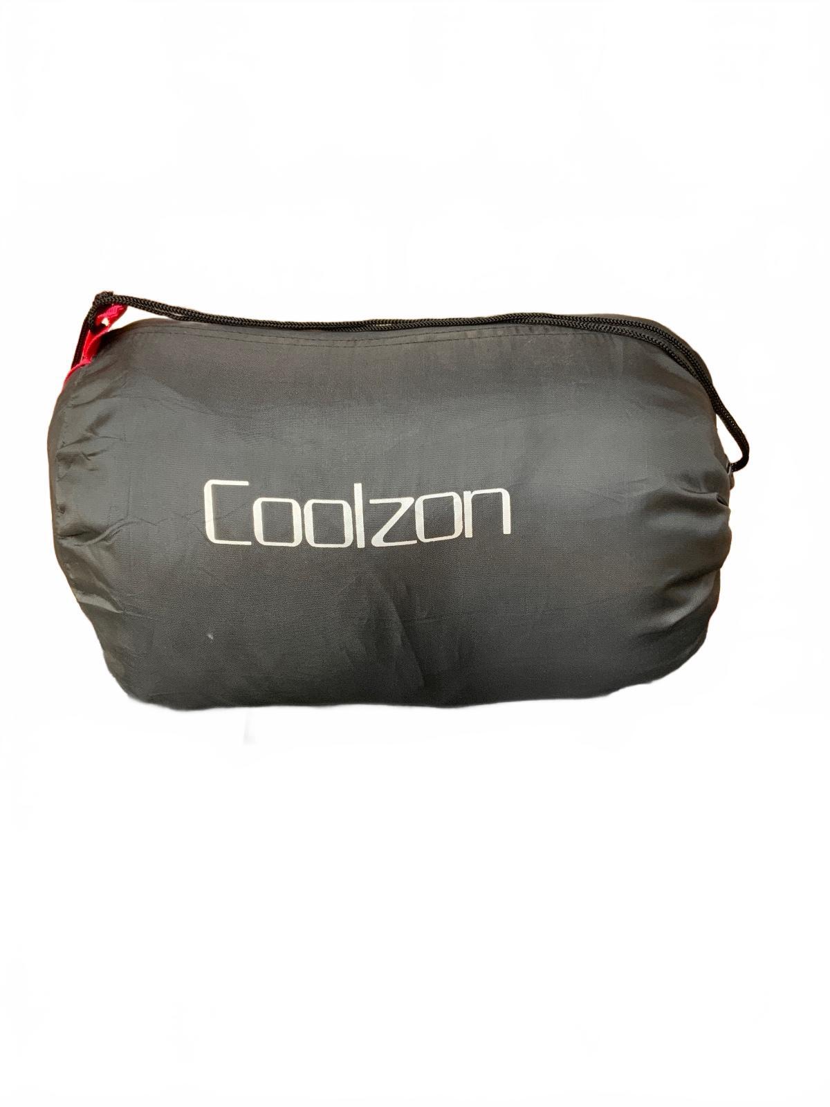 Coolzon Blue Lightweight Sleeping Bag 220cm x 75cm with Carry Bag