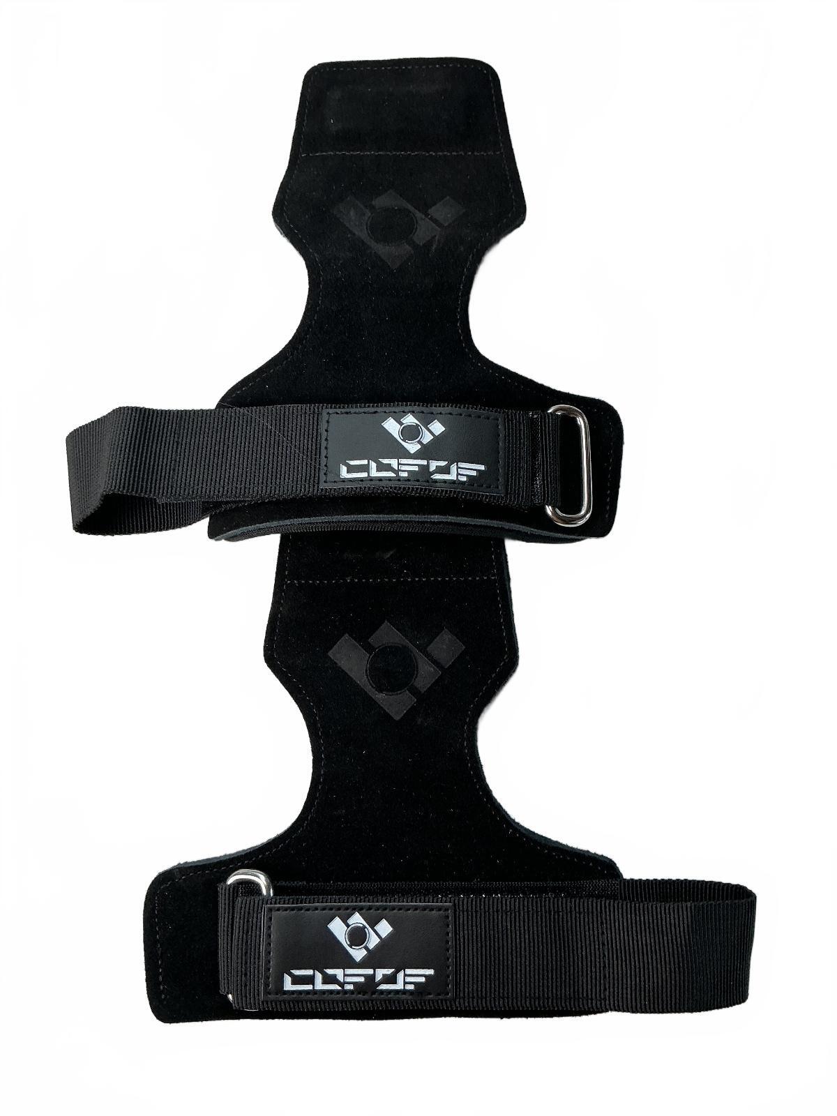 Cofof Wrist Wraps Unisex Black Adjustable Support Straps