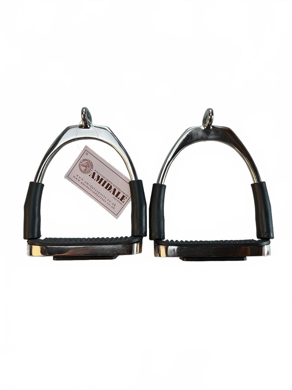 Amidale Offset Flex Riding Stirrups Size 4.75 Inches