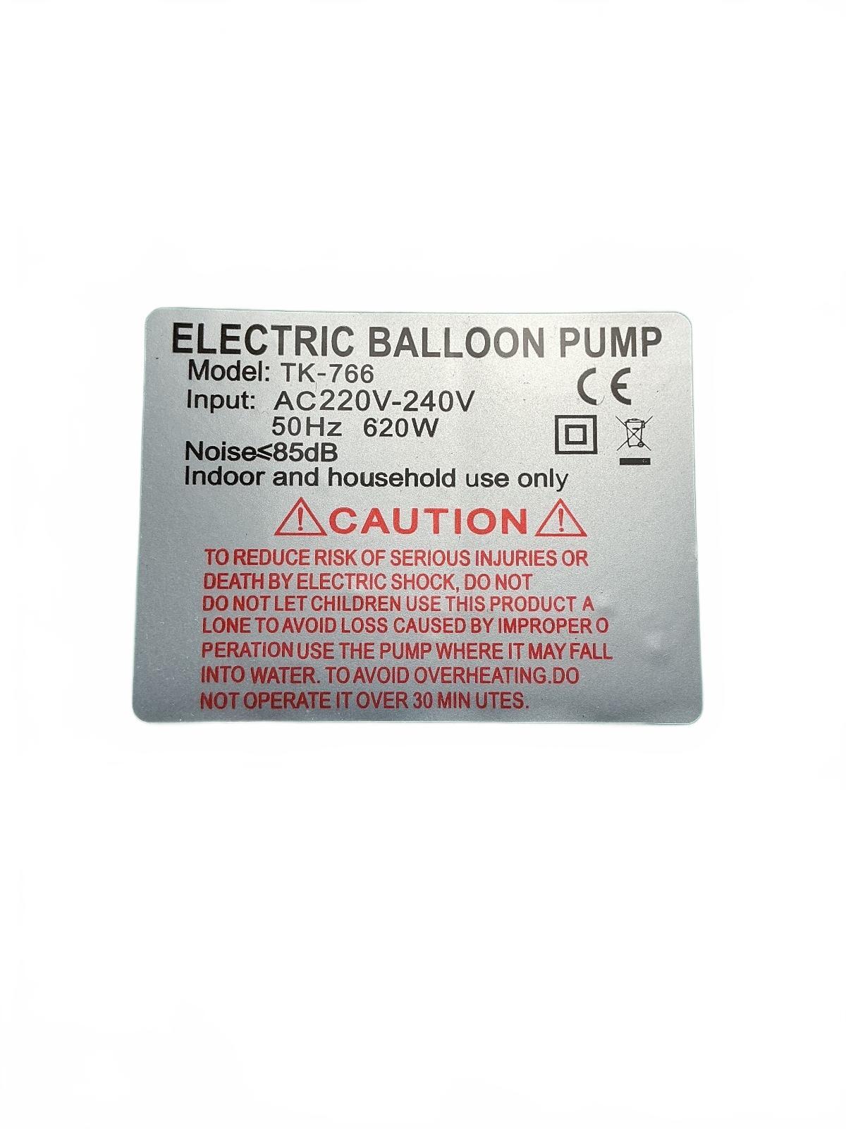 Electric Balloon Pump TK-766 Air Inflator 220V 620W