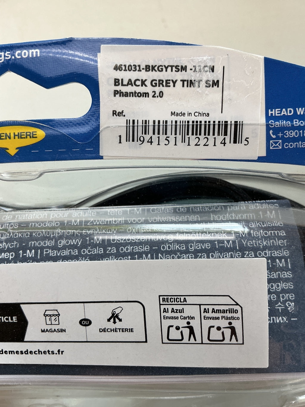 Zoggs Adult Panorama & Phantom 2.0 Swim Goggles Clear Blue