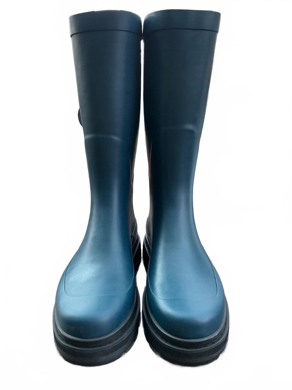 Aigle Ultra Rain Women UK 5 Storm Blue Waterproof Rubber Tall Wellies