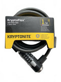 Kryptonite KryptoFlex 6 ft Combo Cable Lock 10mm Diameter Black